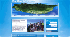 Desktop Screenshot of blueskiesadventures.com.tw